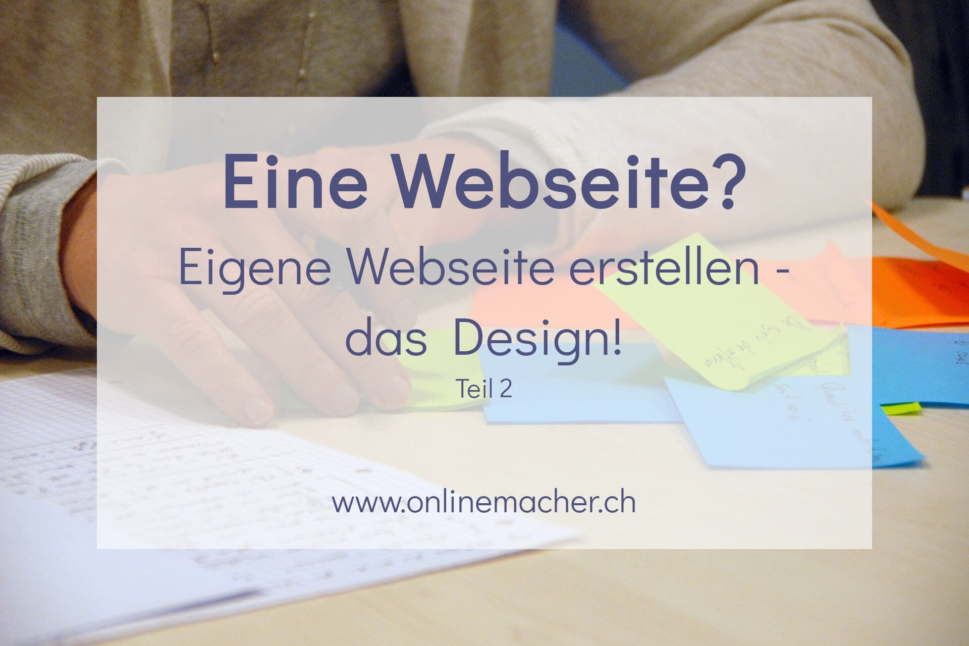 Eigene Webseite Erstellen Teil 2 Onlinemacher ch
